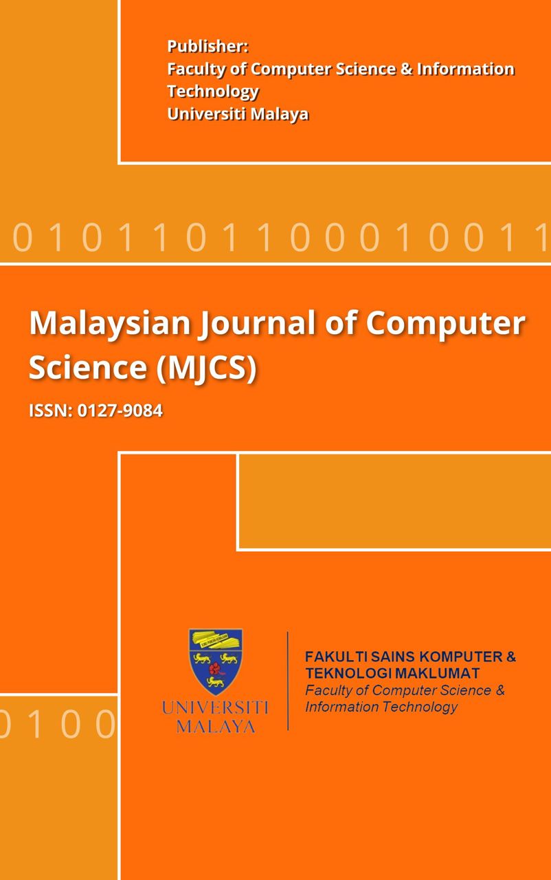 					View Vol. 39 No. 2 (2026): Malaysian Journal of Computer Science 
				